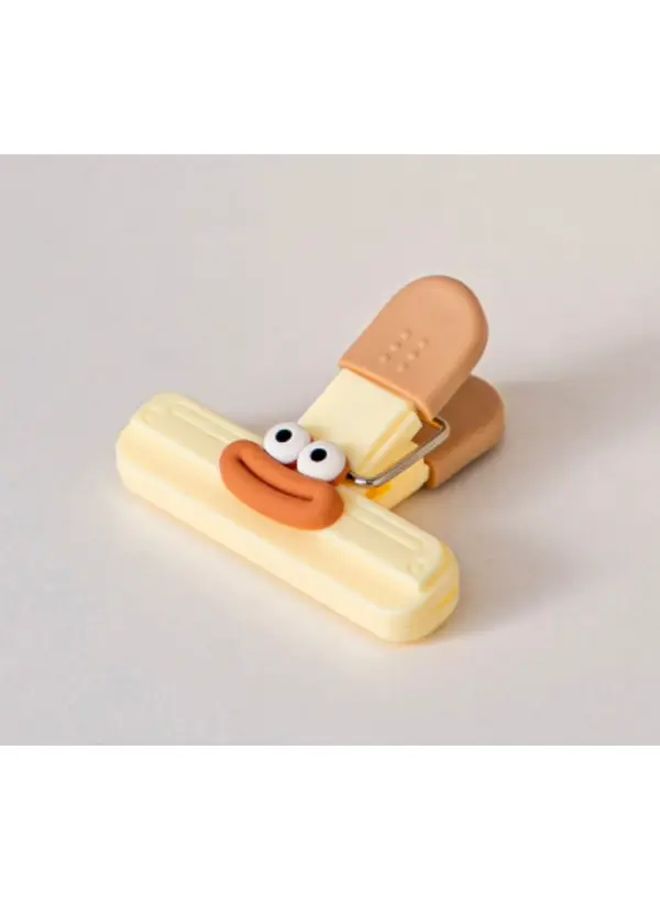 Small Sealing Clip 1pc Strong Leak Proof Moisture Resistant Durable Plastic Snack Bag Sealer For Potato Chips Cookies Candy Snack Packaging Playful Design - Image 5