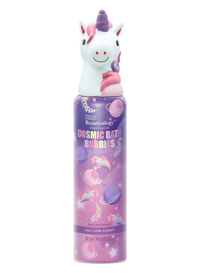 Beauticology Unicorn Candy Bath Bubbles Gift, 320ml | Sweet Scented Bubble Bath | Vegan Friendly & Cruelty Free | Luxurious Pampering Gift for Women & Girls