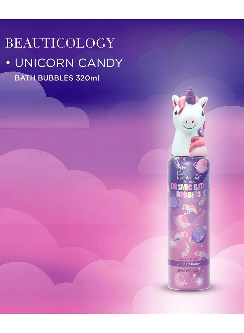 بايليس & هاردينج هدية فقاعات استحمام بنكهة حلوى يونيكورن من بايلس آند هاردينغ بيوتيكولوجي، ٥٠٠ مل | فقاعات استحمام برائحة زكية | نباتية وخالية من القسوة | هدية فاخرة للنساء والفتيات (عبوة من قطعة واحدة)