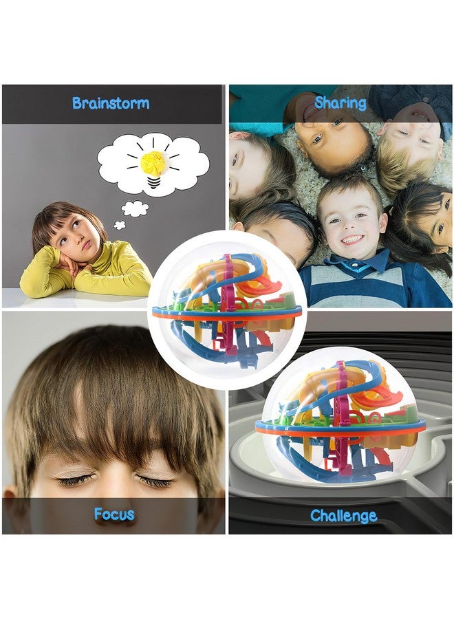 3 اوترس كرة ألغاز ثلاثية الأبعاد كبيرة 138 عقبة كرة متاهة لعبة متاهة تفاعلية لعبة تعليمية كرة لعبة كرة للأولاد هدايا - Image 5