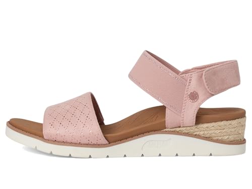SKECHERS صندل سكيشرز للنساء مارثا ستيوارت آرتش فيت بيتش كيس-بيوند شيك، وردي، 8 - Image 4