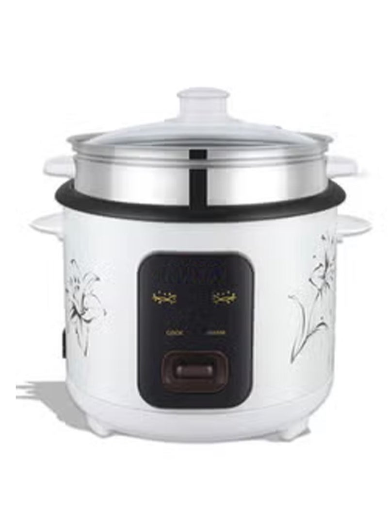 DubaiGallery طباخ أرز أوتوماتيكي 3 في 1، وعاء داخلي غير لاصق، جهاز بخار من الفولاذ المقاوم للصدأ، إيقاف تشغيل تلقائي مع حماية من الحرارة الزائدة - Image 1