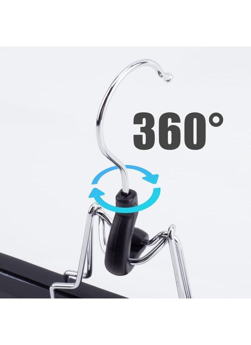 Y&D 2 Piece Plastic Dip Non Slip Storage Skirt Hanger  - Image 2
