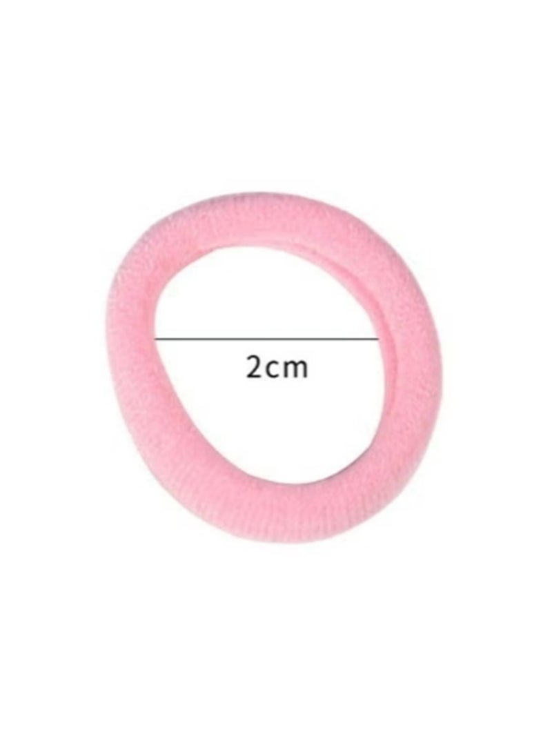 Generic 200 PCS Colorful Soft Mini Hair Ties Kit for Kids, Small Rubber Hair Bands Elastic Ponytail Holders Ties for Little Girl Hair Accessories - Image 4