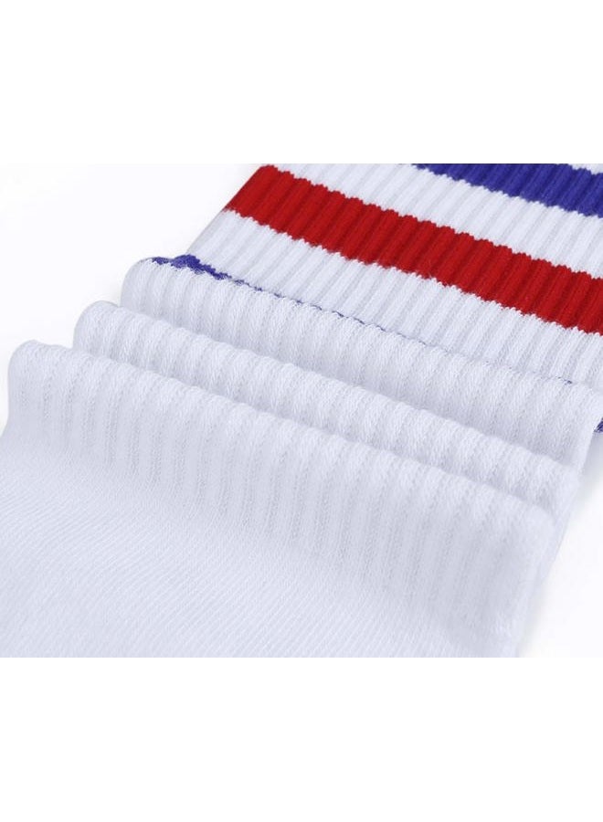 Leotruny Over the Calf Tube Socks (X02-White/Pink) - Image 4