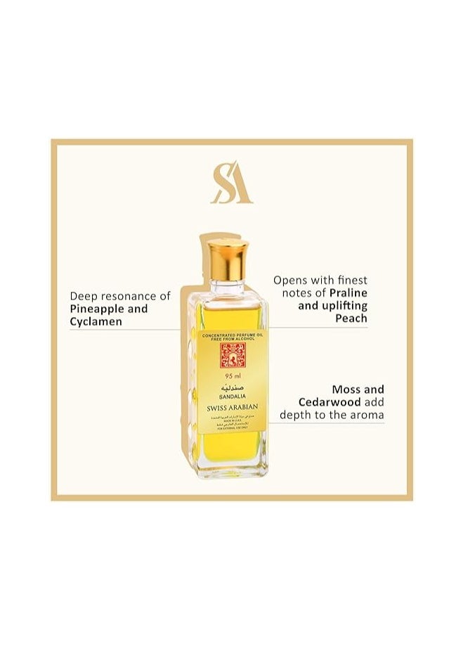 Swiss Arabian Sandalia ER8E Concentrated Perfume Oil 95Ml