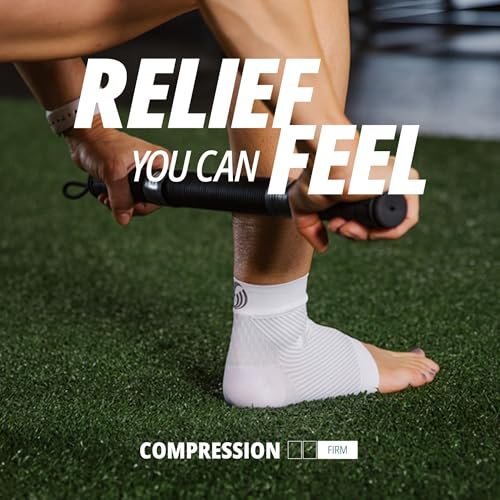 OS1st FS6 Plantar Fasciitis Foot Sleeve – Compression Sock for Heel & Arch Support, Pain Relief, Injury Recovery, Moisture-Wicking Fabric – Medical Grade Compression for Men & Women - Image 2