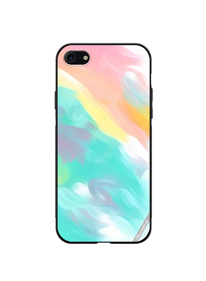 VR CREATIVE Protective Case Cover For Apple iPhone SE (2022) Layers Design Multicolour - Image 1