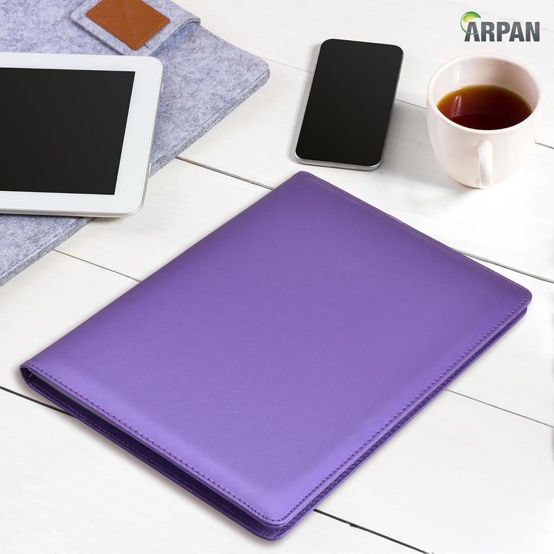 Arpan A4 Professional Display Presentation Book 24 Pocket (48-Side) Portfolio Folder (Purple) - Image 5