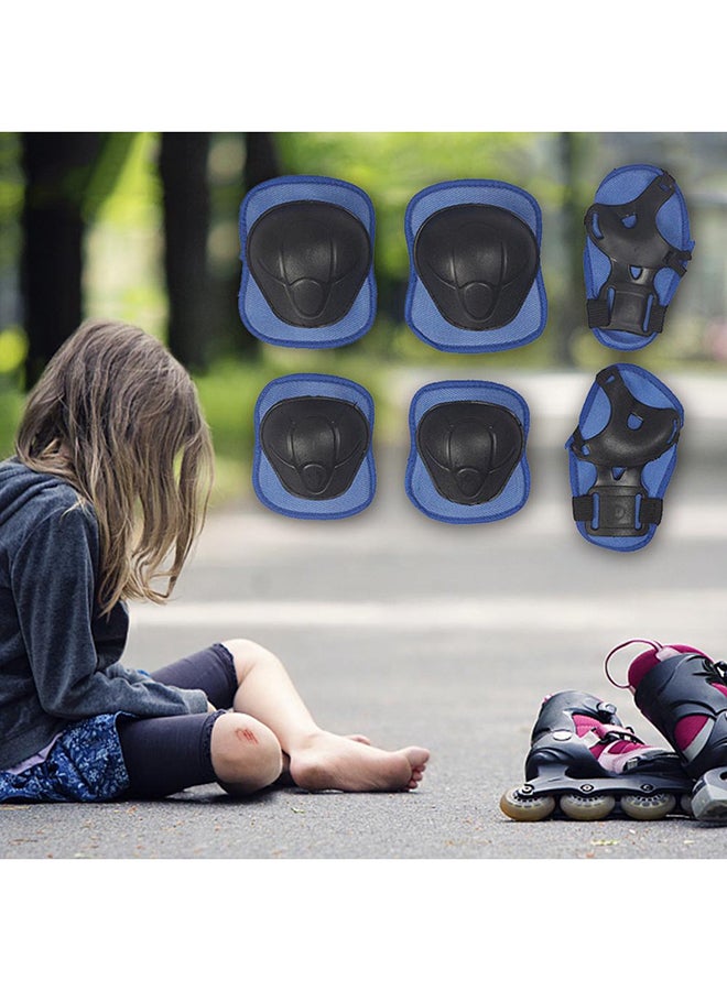 7-Piece Skateboard Gear Set In Blue For Safety While Riding For Your Little One ‎20x13x3cm - Image 4