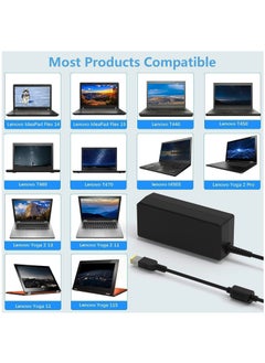 Generic 65W 20V 3.25A Replacement AC Adapter for Lenovo Z40 Z50 Z50-70 G40 G50 G50-70 G50- ThinkPad T440 T450 T460 T470 L440 L460 L470 T540 T560 X270 X250 X240 X230 Power Supply Cord 【Yellow Square Tip】  - Image 3