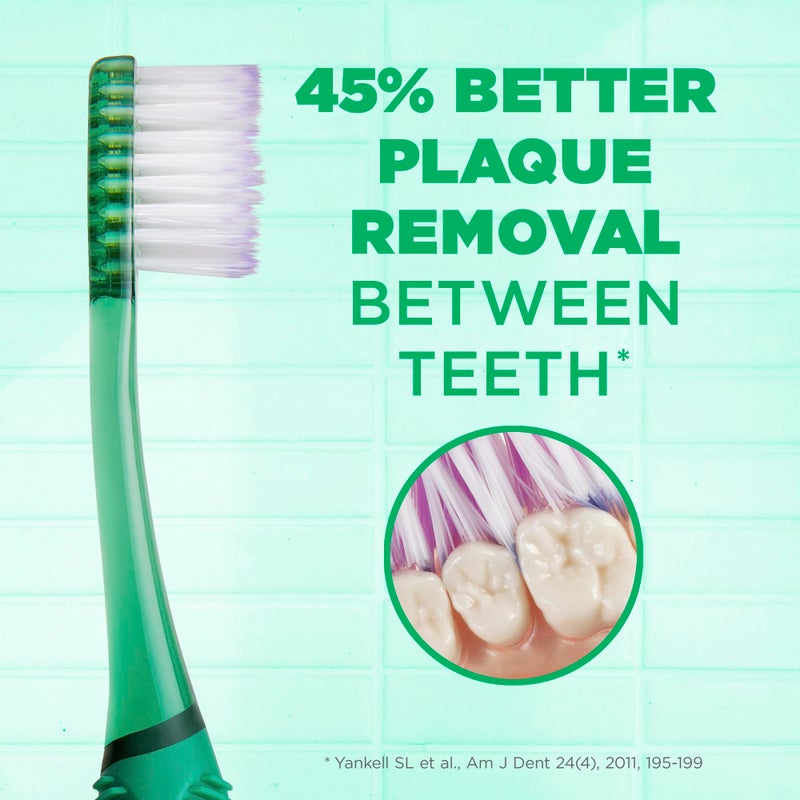 GUM Technique Deep Clean Toothbrush - Compact Soft - Soft Toothbrushes for Adults with Sensitive Gums - Extra Fine Bristles, 1ct (12pk) - Image 4