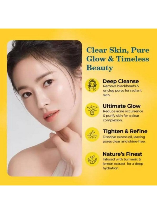 Kojic Acid & Turmeric Cleansing Pads, 50 Count, Brightening & Energizing Formula for Natural Glow - Image 2