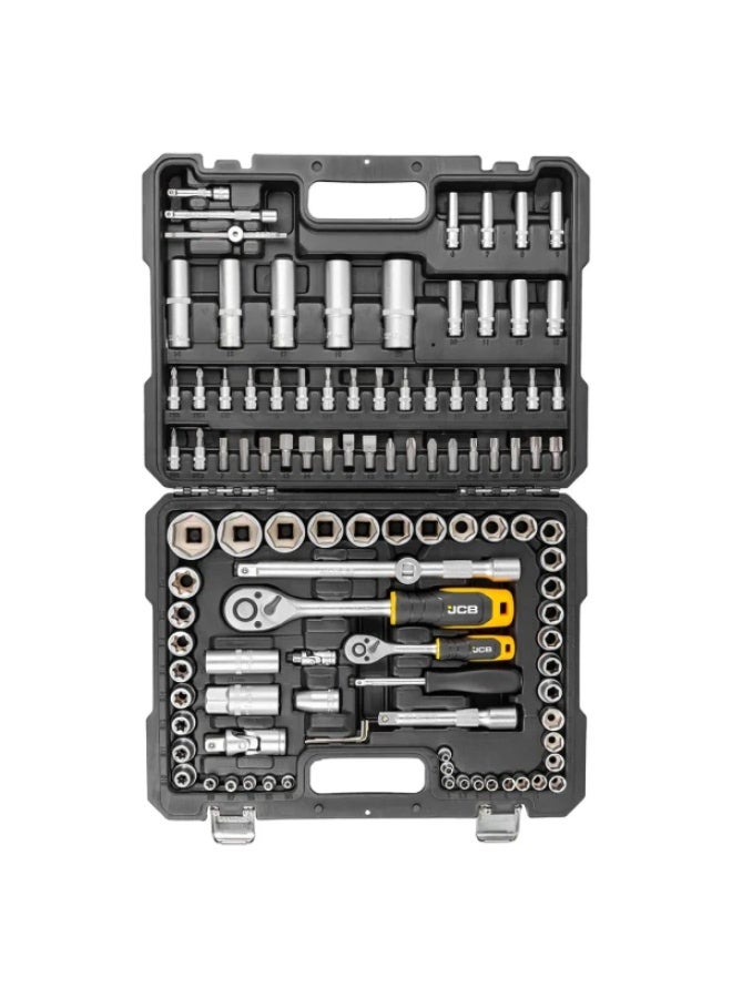 JCB Tool set: 108 pcs. 1/4" & 1/2" (6-
sided) (4-32 mm) - Image 3