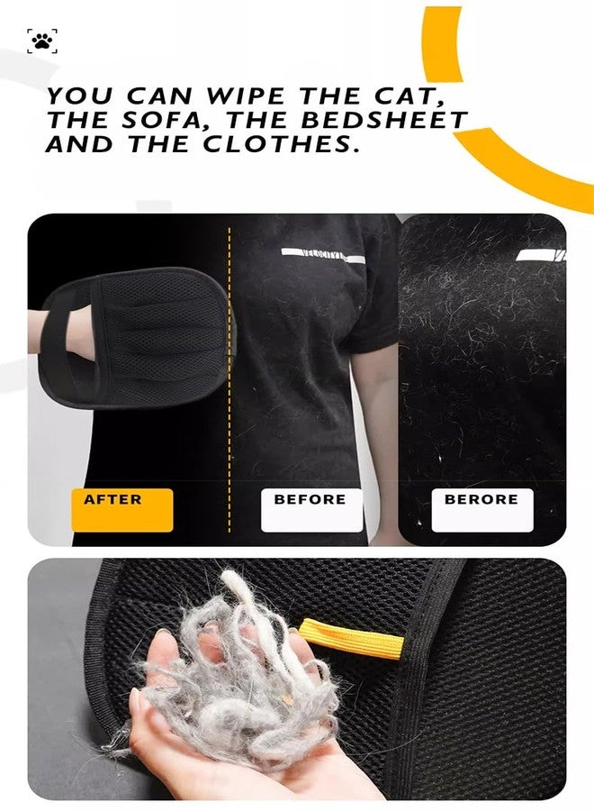 Pet Hair Removal Glove for Cats & Dogs, Large Size Newly Upgraded Five-Finger Electrostatic Pet Hair Glove, Reliable, Reusable Pet Hair Remover Tool for Clothing, Couch, Carpet, Car Seat - Image 5