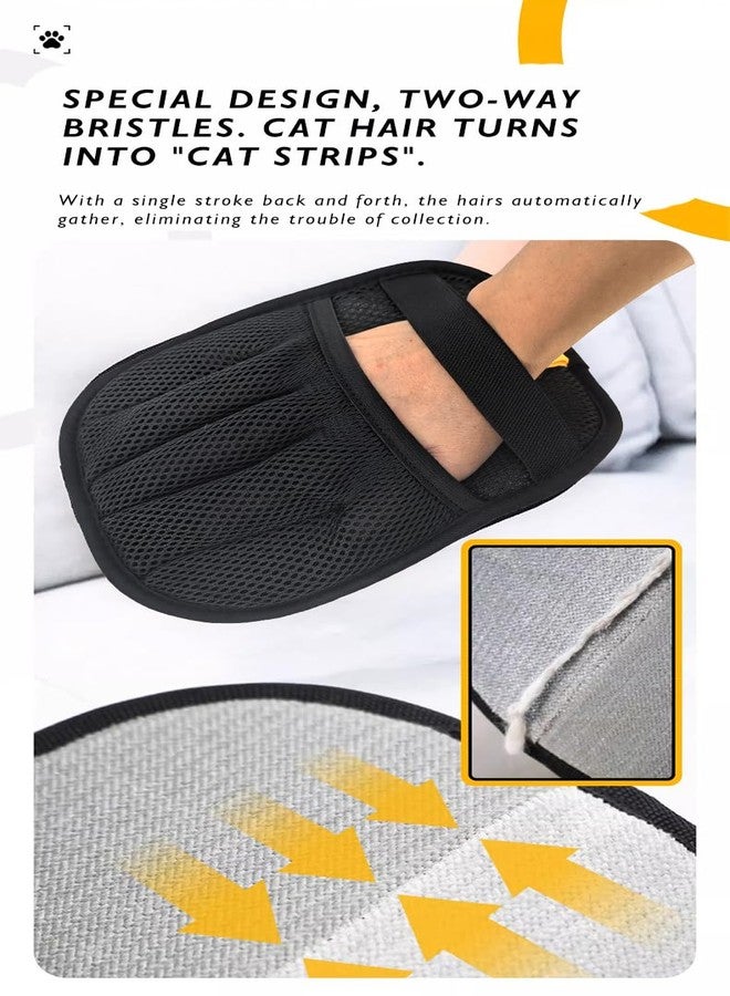 Pet Hair Removal Glove for Cats & Dogs, Large Size Newly Upgraded Five-Finger Electrostatic Pet Hair Glove, Reliable, Reusable Pet Hair Remover Tool for Clothing, Couch, Carpet, Car Seat - Image 4
