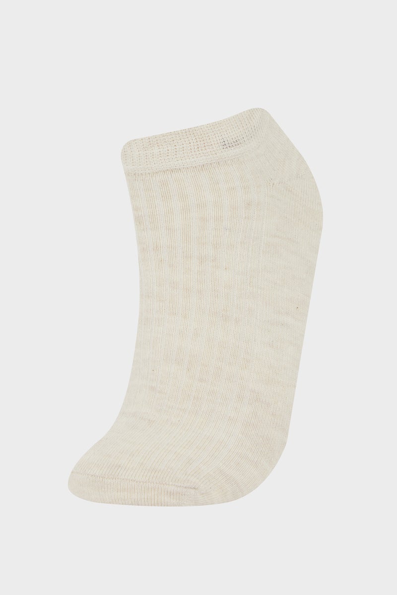 DeFacto Brown Woman Brown Low Cut Socks Casual - Image 3