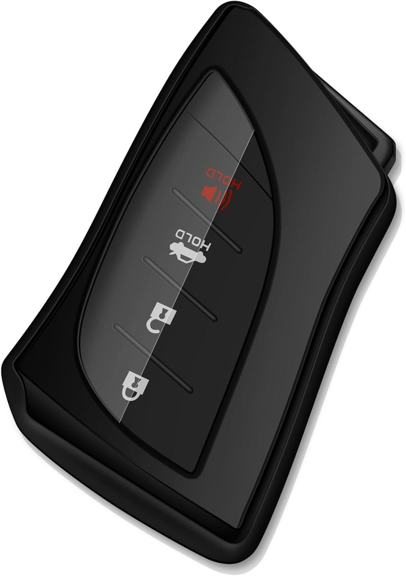 Tengare Lexus Key Fob Cover Car Key Protector Case Key Chain Holder Accessories Black - Image 1