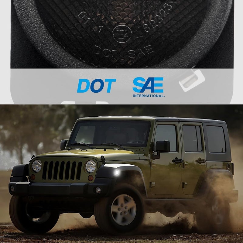 AUYICH LED Side Marker Light Assembly for Wrangler JK - Image 4