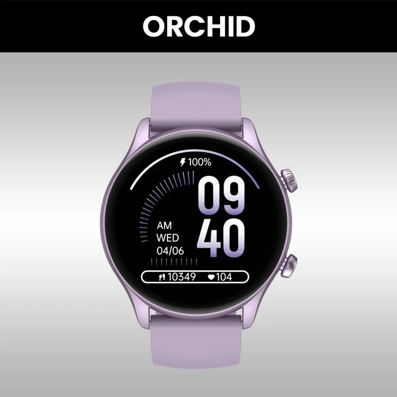 زيبليز ساعة ذكية Zeblaze Btalk 3 Plus Voice Calling Smartwatch 1.39'' Large HD Color Display Health Monitoring Sports Smart Watch, Orchid - Image 1