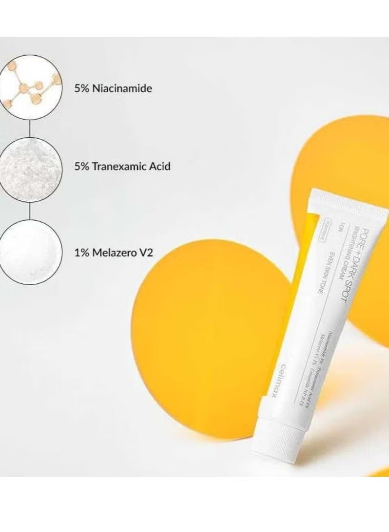 Korean beauty Pore and Dark Spot Brightening Cream 35ml, for dark spots, melasma and hyperpigmentation - Image 3