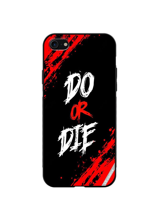 VR CREATIVE Protective Case Cover For Apple iPhone 7/8/SE 2020 Do Or Die Design Multicolour - Image 1