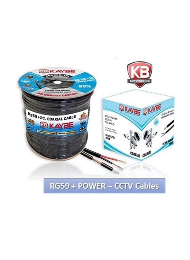 KAYBE كابل محوري رقمي RG59 &amp; Power Pro لكاميرات CCTV - Image 1