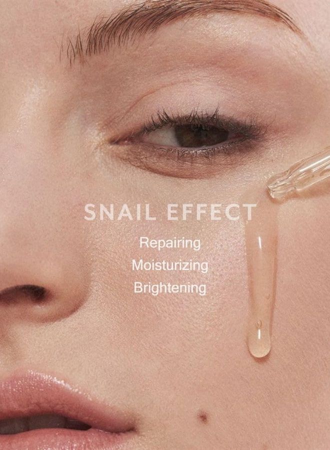 MIZON Snail Line, Snail Repair Intensive Ampoule, Wrinkle Care, Skin Nutrition (30ml 1.01 fl oz) - Image 2
