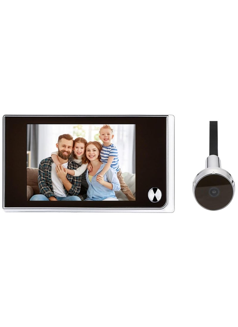 Generic - 3.5inch Video Peephole Doorbell Door Viewer Electronic Ring Doorbell Camera Video-Eye Home Security Outdoor Monitor - Image 1