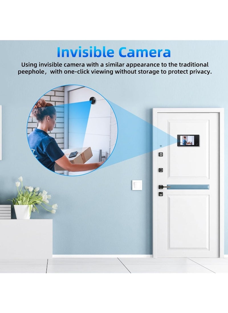 Generic - 3.5inch Video Peephole Doorbell Door Viewer Electronic Ring Doorbell Camera Video-Eye Home Security Outdoor Monitor - Image 1