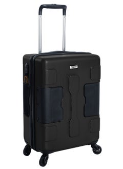 TACH Connectable Hard Case Carry on Luggage Bag with TSA Lock, Charging Port, Water Bottle Holder, 22 Inch, Black  - Image 1