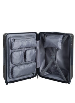 TACH Connectable Hard Case Carry on Luggage Bag with TSA Lock, Charging Port, Water Bottle Holder, 22 Inch, Black  - Image 2