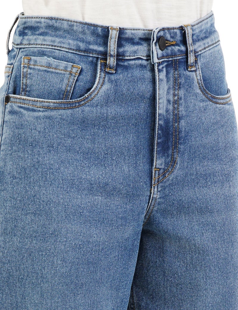 inkd Women's Slim Fit Jeans - Mid-Rise | Cotton Blend | Stretchable Fabric | Classic 5 Pocket Styling - Image 4