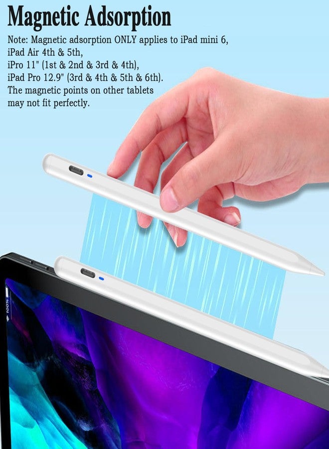 Luntak Stylus Pen for Touchscreen for iOS/Android, iPhone Stylus Pen Fine Tip, High-Precision Tablet Pencil for Android/Samsung/Mi/Huawei/Vivo/Lenovo and Other Android Smartphone and Tablet-White - Image 4