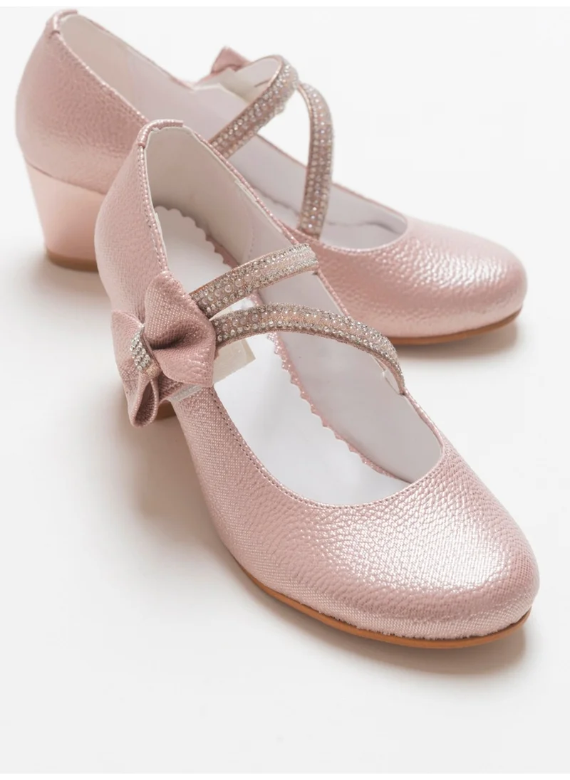 Mnpc Girls Powder Heeled Evening Shoes