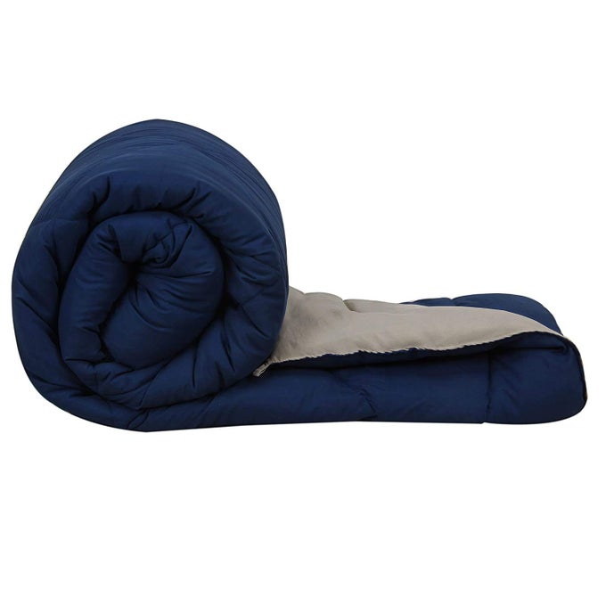 MICROFIBER 200TC COMFORTER SINGLE BED_BLUE GREY
