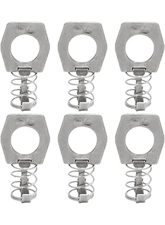 Stainless Steel Water Heater Door Latch Replacement 6Pcs Cam Lock Fastener For Camper RV - Image 1