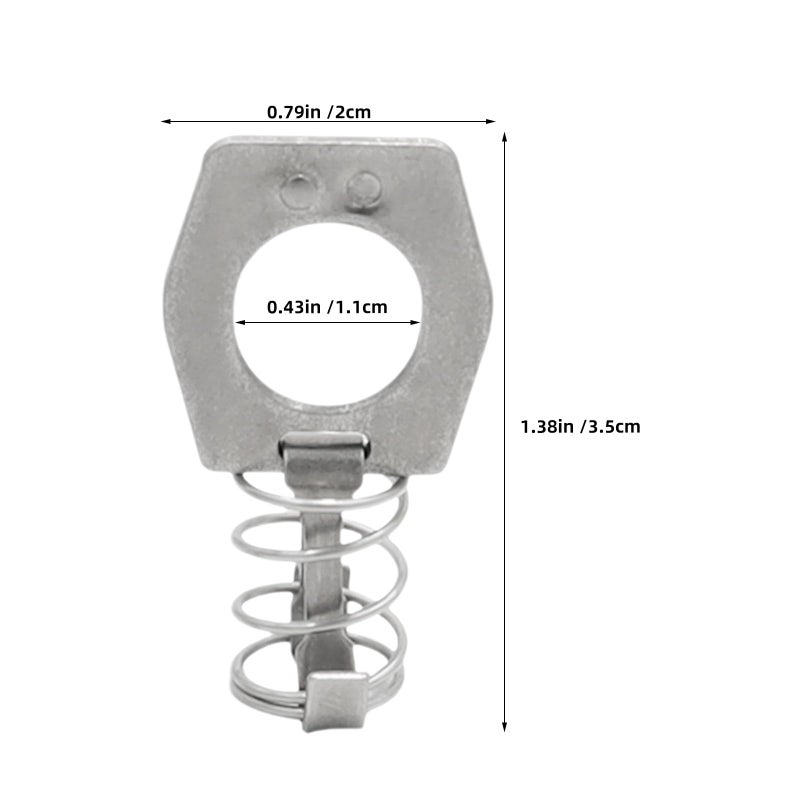 Stainless Steel Water Heater Door Latch Replacement 6Pcs Cam Lock Fastener For Camper RV - Image 3