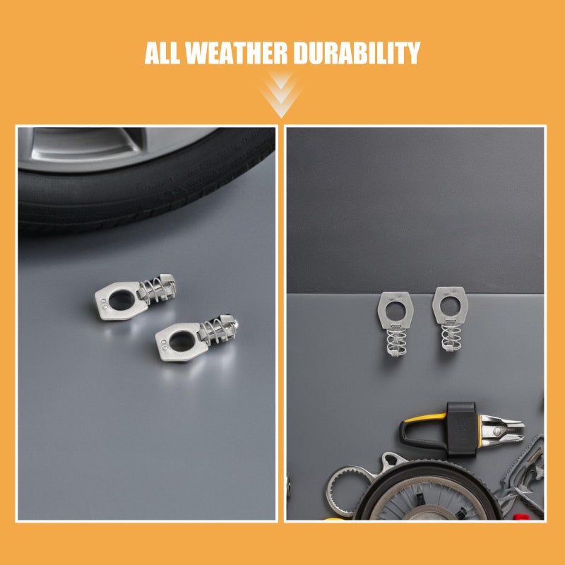Stainless Steel Water Heater Door Latch Replacement 6Pcs Cam Lock Fastener For Camper RV - Image 4