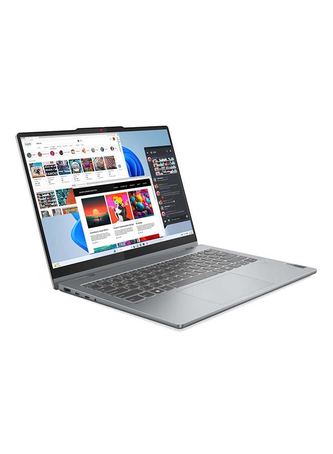 Lenovo IdeaPad 5i 2-in-1 Laptop 14-inch WUXGA Touchscreen | Intel Core i5-13420H | 16GB LPDDR5X RAM | 1TB SSD | Intel UHD Graphics | Windows 11 Home | Luna Grey | 83KX0040AX+ACC English /Arabic -Bundle with mouse and backpack Luna Grey - Image 3