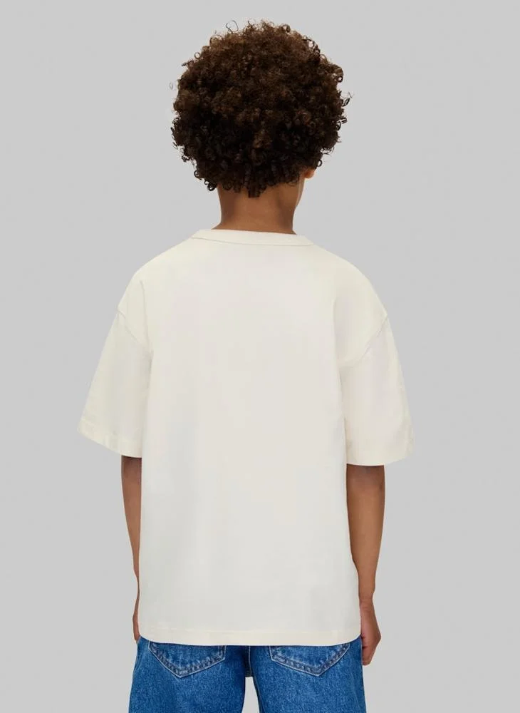 كالفن كلاين جينز Youth Graphic Crew Neck T-Shirt