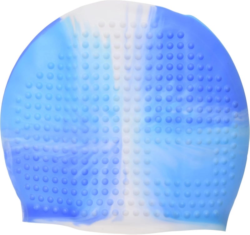 Silicone Swimming Training Head Cover With Small Scars Design To Prevent Slip - Milk White