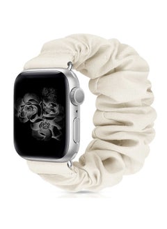 Scrunchie Watch Bands for Women Compatible with Apple Watch Bands Series 9 Ultra 8 7 6 5 4 3 2 1 SE, Soft Elastic Replacement Wristband for iWatch Bands 38mm 40mm 41mm 42mm 44mm 45mm (Star 3S)
