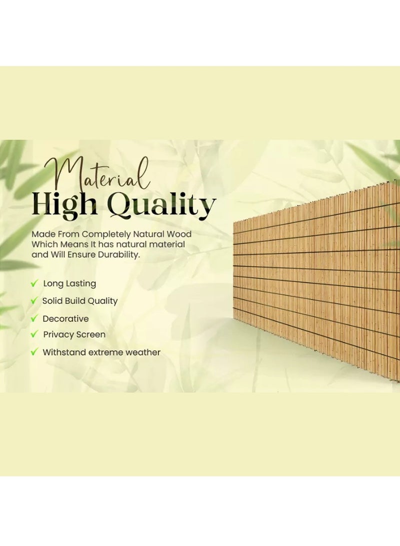 𝐅𝐅𝐃 Natural Bamboo Blinds Natural Reed Blinds Bamboo Blinds Window Curtain Sun Shade Reed Curtain Natural Bamboo Blinds Hanging Sun Shade For Outdoor Indoor Sun-shading Bamboo Blinds - Image 5