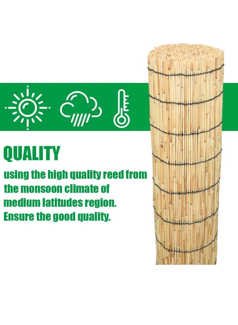 𝐅𝐅𝐃 Natural Bamboo Blinds Natural Reed Blinds Bamboo Blinds Window Curtain Sun Shade Reed Curtain Natural Bamboo Blinds Hanging Sun Shade For Outdoor Indoor Sun-shading Bamboo Blinds - Image 3