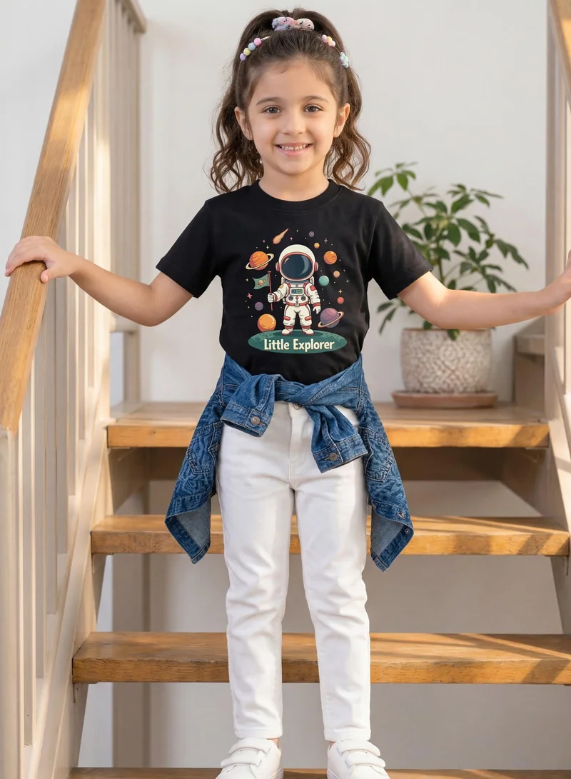 Funkaar Funkaar Little Explorer Astronaut Print T-shirt