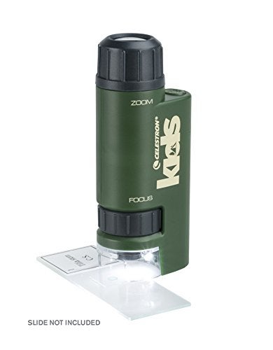 Celestron Kids Let Your Child Explore The World Microscope, Green (44116) - Image 3