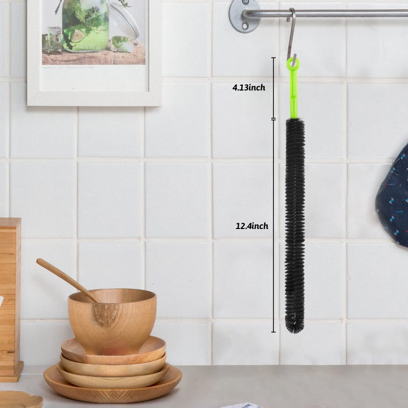 Haomaomao Sewer Drain Brush, Drain Clog Remover, 17inch Flexible Long Pipe Snake Hair Clogs Catcher Cleaner Tool for Toilet, Kitchen Sink, Sewer Drain, Bathroom Tub - Image 5