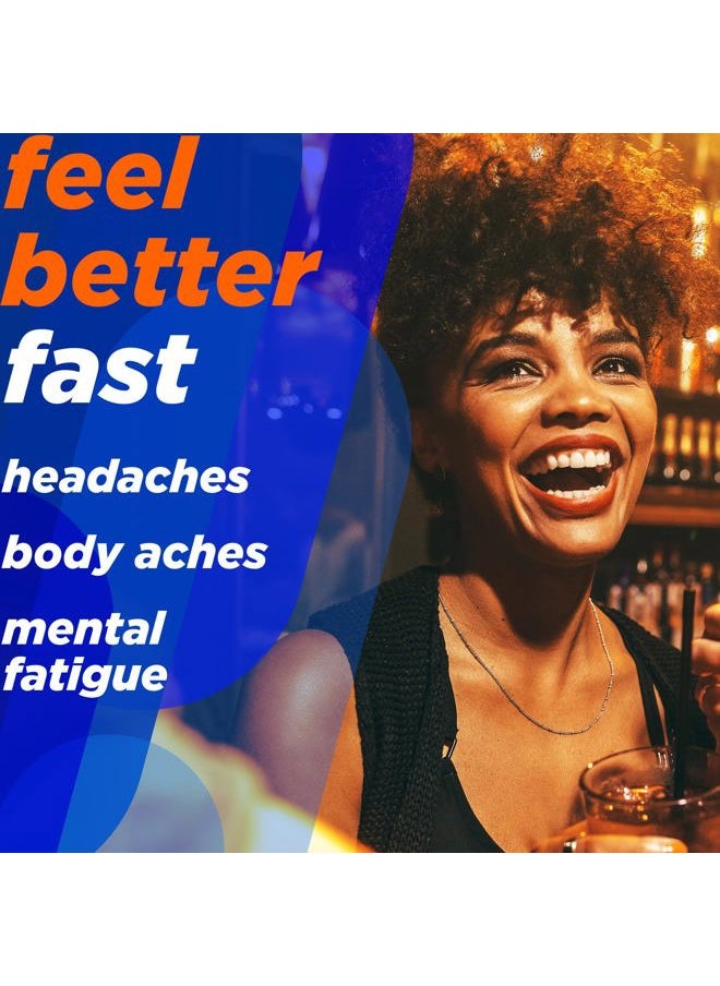 Alka-Seltzer Hangover Relief Tablets, Fast Relief Starts In About 15 Minutes for Headaches, Body Aches & Mental Fatigue, Bachelorette & Bachelor Party Packs 60 Count (3 Boxes, 20 Tablets Each)  - Image 3