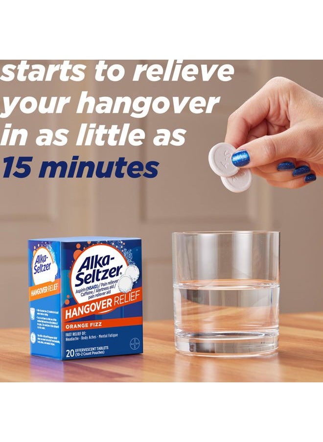 Alka-Seltzer Hangover Relief Tablets, Fast Relief Starts In About 15 Minutes for Headaches, Body Aches & Mental Fatigue, Bachelorette & Bachelor Party Packs 60 Count (3 Boxes, 20 Tablets Each)  - Image 4